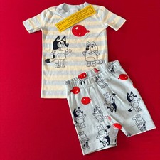 Hanna Andersson Cute Bluey Short Pajama Set. Size 2 Years, 85 cm