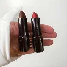 2 Shiseido Perfect Rouge Lipsticks RD613 RD516 Full Size 4g Brown Red New