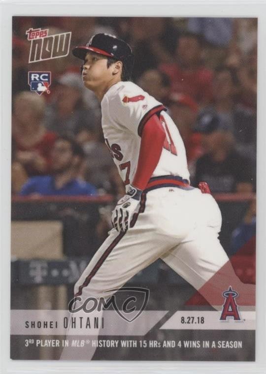 2018 Topps Now /2967 Shohei Ohtani #650 Rookie RC 3bs
