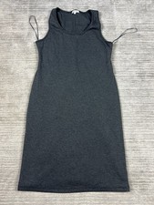 Spirit of Grace Dress Womens Large Gray Sleeveless Knee Length Polyester Blend