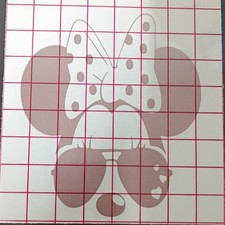 Minnie Mouse Vinyl Decal Cartoon Self-Adhesive Sticker for Wall Window Car