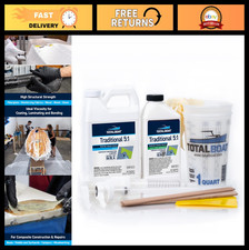 TotalBoat 5:1 Marine Epoxy Resin Kit for Bonding, Filleting, Coating, and Lamina