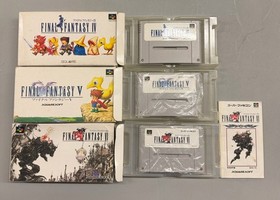 Final Fantasy 4 5 6 Super Famicom SFC Japan Nintendo