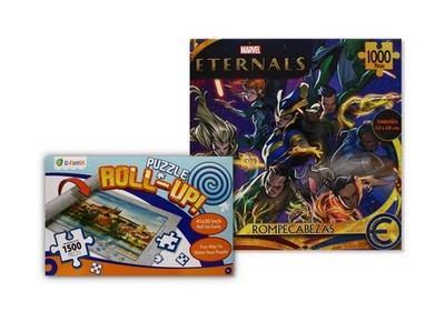 Marvel Eternals 1000 Teile Puzzle + GRATIS riesige Rollmatte für 1500 Teile