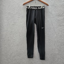 Nike Pro Women Activewear Pants S Black Compression Legging
