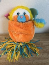 Vintage Popples Cheerleader Plush Pom Poms Yellow Hair