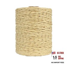 Buckwheat Cotton Raffia Yarn for Summer Sun Hat, Beach Bag, Rayon