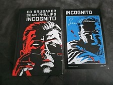 INCOGNITO Ed Brukaker/ sig. Sean Phillips Hardcover Panini Lim 111 HC i19