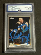 ROAD DOGG 2014 TOPPS WWE CHROME SIGNED AUTOGRAPHED CARD PSA/DNA CERTIFIED