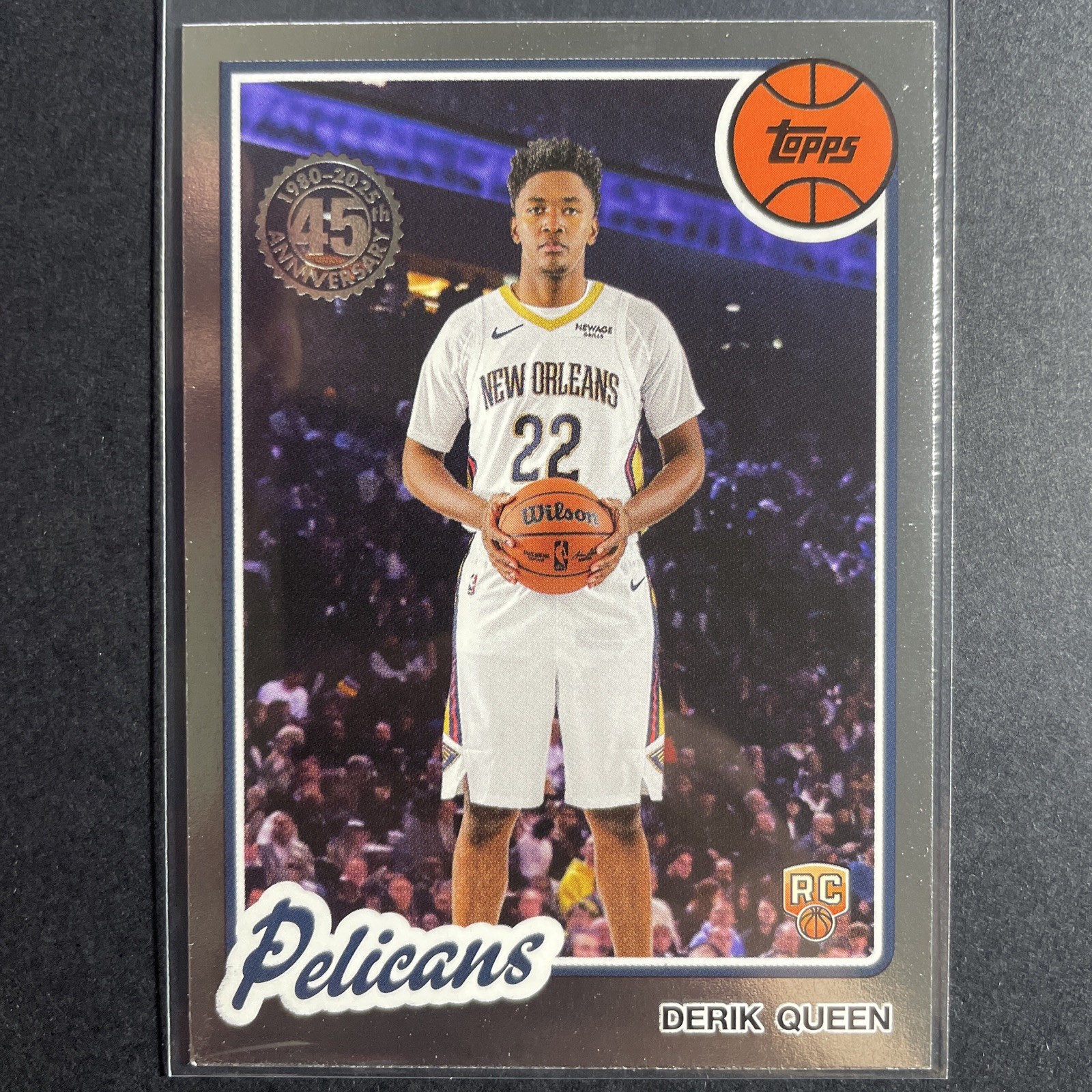 2025-26 Topps 1980-81 Topps Basketball #80BK-60 Derik Queen Rookie Pelicans