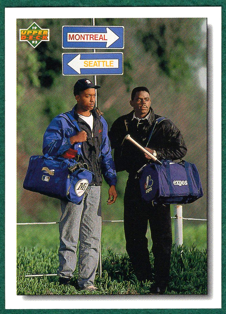 Marc Newfield & Rondell White - 1992 Upper Deck #51 - Top Prospect Checklist