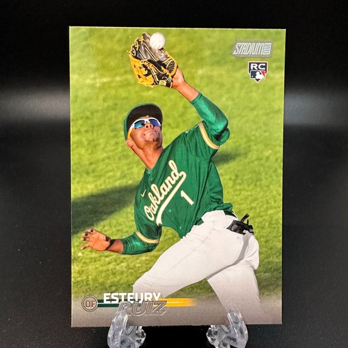 2023 Topps Stadium Club Esteury Ruiz Rookie #247 Oakland Athletics - Picture 1 of 2