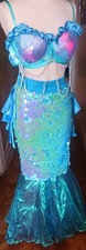 Mermaid Cosplay Costume B 34, W 29. H  39   Height 5' 5"-6" /Bra cup 34D