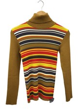 D&G Knit Sweater (Thick) Size 46 Wool Brown Solid Color 90s