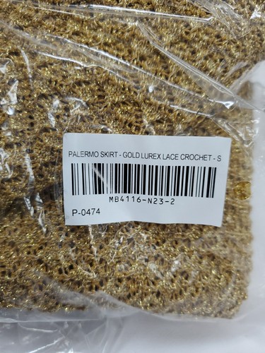 NEU Monday Bademode Paleimo Rock Antik Gold Spitze Häkel Größe Small US - Bild 10 von 10