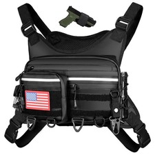 PLUSINNO Chest Bag For Men and Women, Chest Rig Tactical Vest for Sport, Runn...