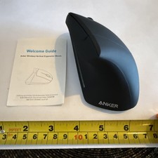 Anker 2.4G Wireless Vertical Ergonomic Optical Mouse 800/1200/1600DPI - Black