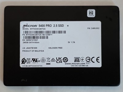 240GB Micron 5400 PRO - Solid State Drive 2,5'' SATA III SSD