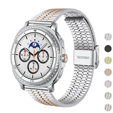 Stainless Steel Strap Band for Galaxy Watch Ultra 2025/8/8 Classic 40/44/46/47mm