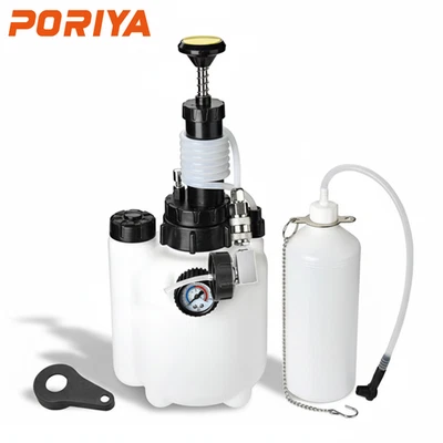 PORIYA 1L+3L Brake Bleeder Kit Manual Brake Fluid Bleeding Car Bleed Oil Bottle - image 1 of 4