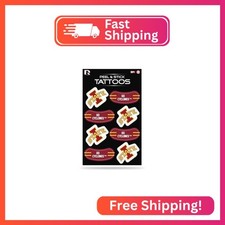Rico Industries NCAA Iowa State Cyclones Peel  Stick Temporary Tattoos - Eye Bl
