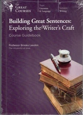 BUILDING GREAT SENTENCES: EXPLORING THE WRITER'S CRAFT - DVD GREAT COURSES