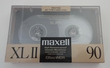 MAXELL XLII 90 Cassette Tape Vintage NEW Factory Sealed NOS