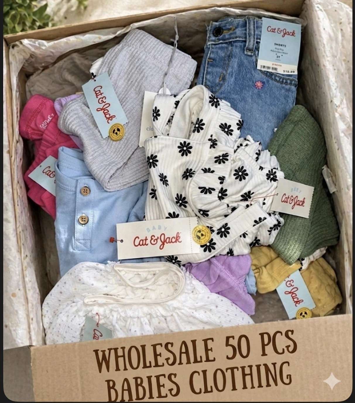 NWT Wholesale Lot of 50 pcs ,baby clothing!!