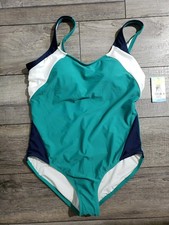 Lands' End Women's One Piece Swimsuit Sz L 14-16 
