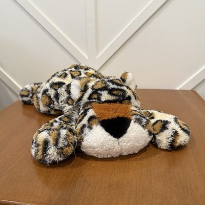 HugFun Int'l Mighty Mights Leopard Stuffed Animal Plush Toy Brown Spotted Cat