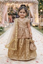 Traditional Girls Lehenga Choli Set   Ethnic Wear for Kids-029