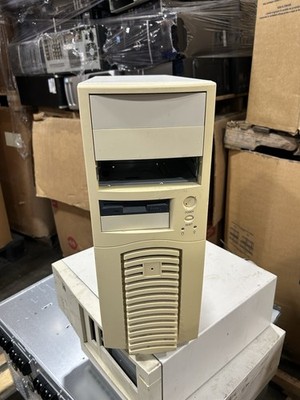 Vintage Mid ATX Beige Computer Tower Case (Chieftec Clone?) with Floppy