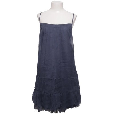 Zara Basic, Kleid, Größe: L, ZARA BASIC, Blau, Polyester/Seide, Einfarbig #xvu
