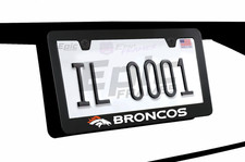 Denver Broncos Car License Plate Frame Anti-rust Metal Denver Broncos Car License Plate Frame Anti-rust Metal