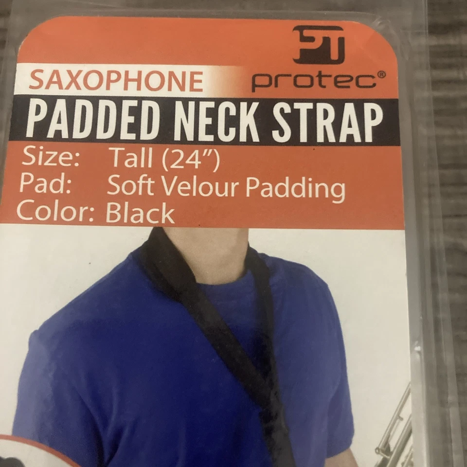 Protec Saxophone Padded Neck Strap Velour Padding A30SP - Image 2 of 4