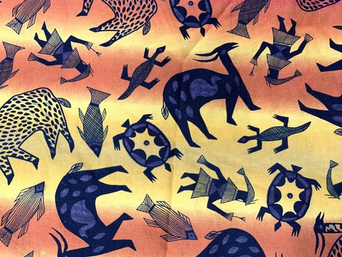 Vintage Peter Pan Fabrics Custom Body Pillow Cover Pillowcase African Tribal - Picture 5 of 6
