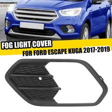 Left Driver Side Bumper Fog Light Lamp Cover For Ford Escape Kuga 2017 2018 2019
