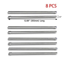 8Pcs T304 Straight Wire Exhaust Single Header Hanger 1/2'' Stainless Steel New