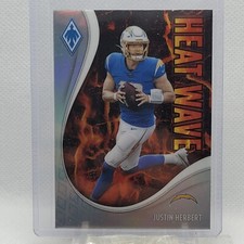2021 Panini Phoenix Football Justin Herbert Heat Wave