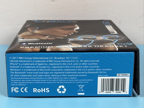 Cobaltx Premium Bluetooth Wireless Headset Zero Gravity. Brand New; Sealed. - Picture 6 of 8