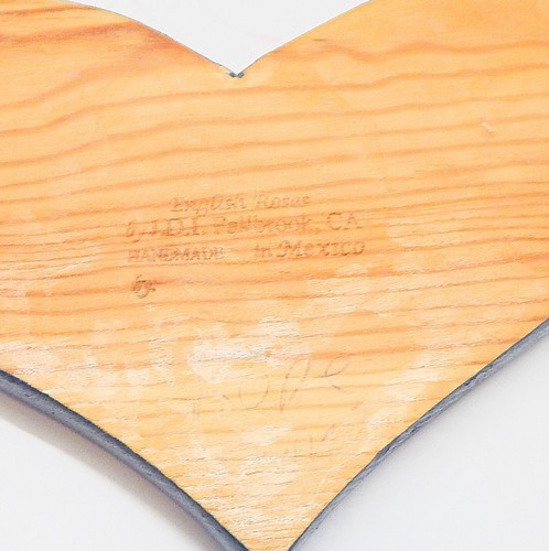 Hogar Dulce Hogar Letrero de Madera Corazones Pájaros Flores Rosa Inglesa Hecho a Mano en México - Imagen 4 de 11