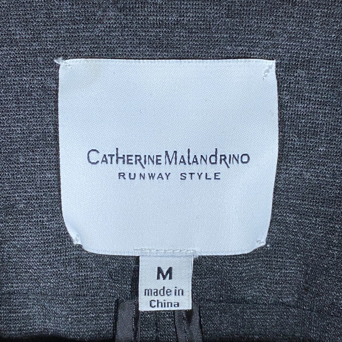 Catherine Malandrino Jacket Womens Medium Charcoal Full Zip Catherine Malandrino Jacket Womens Medium Charcoal Full Zip