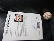 Mickey Mantle signed Baseball PSA Certified