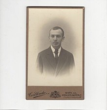 CDV Foto Herrenportrait - Wien um 1910