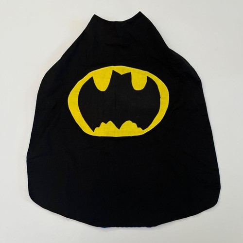 Handcrafted Batman/Superman Reversible Youth Kids Costume Cape, Handmade 358 - Picture 2 of 8