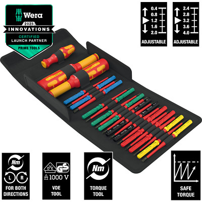 Wera Kraftform Kompakt VDE Safe-Torque Speed Wechsel-Schraubendreher-Satz