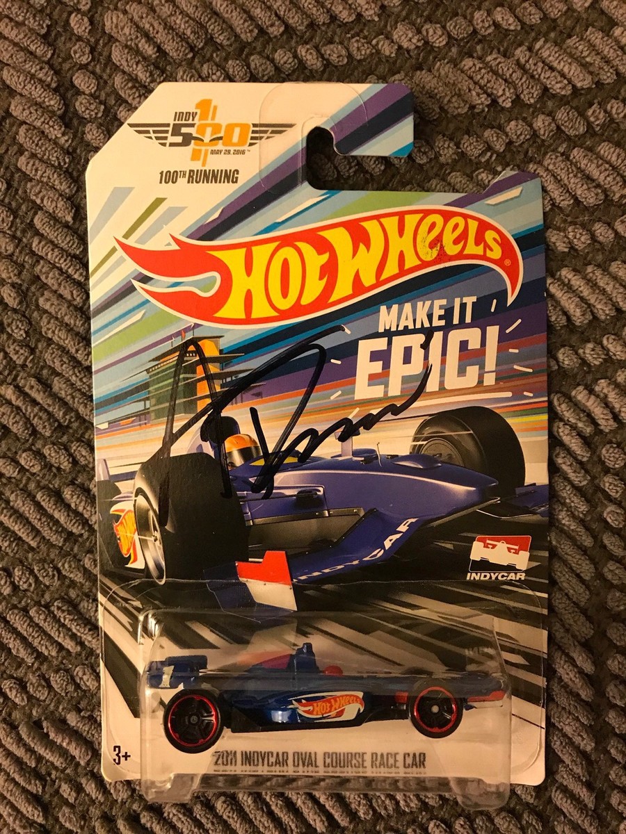Hot Wheels 2016 Indy 500 100th Running 1:64 DieCast Signed