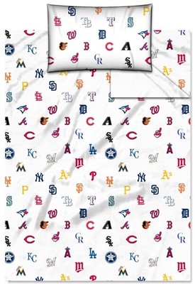 mlb bed sheets