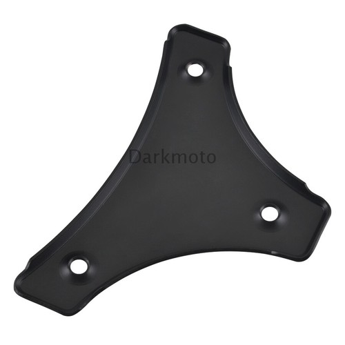 Sissy Bar Backrest Pad Mount Plate Kit For Harley Touring Road King Glide Black - Picture 6 of 12