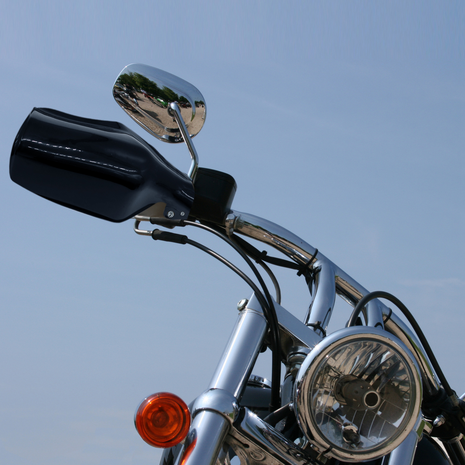 Motorrad Bremskupplungshebel Schutz - Aluminium Lenkerschutz 22mm